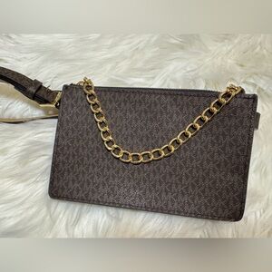 Michael Kors MK Fanny Pack Belt With Pull Chain